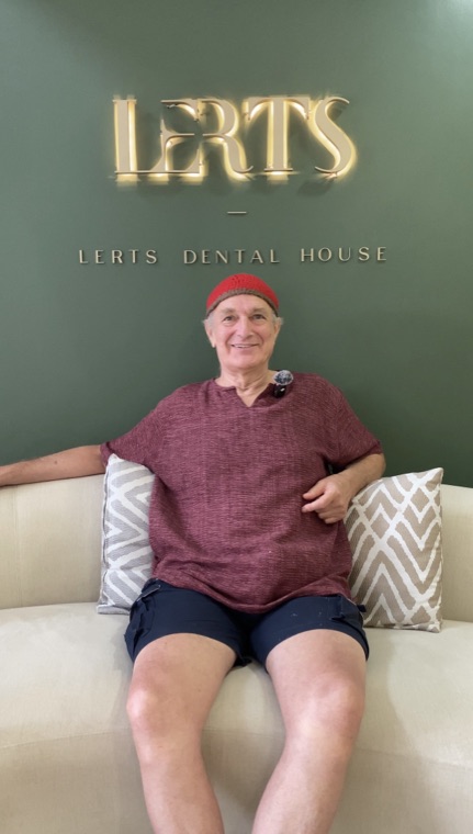 Relaxed patient smiling at Dental Excellence by LERTs, Chiang Mai